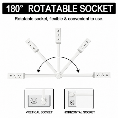 Multi Socket USB Power Extension Extender
